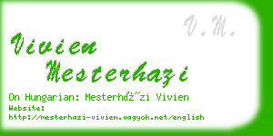 vivien mesterhazi business card